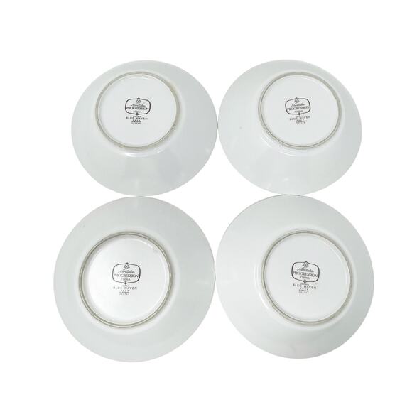 Noritake Progression Blue Haven Set of 4 Soup Salad Bowl Blue White Ceramic 9004 - Picture 4 of 6